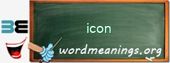 WordMeaning blackboard for icon